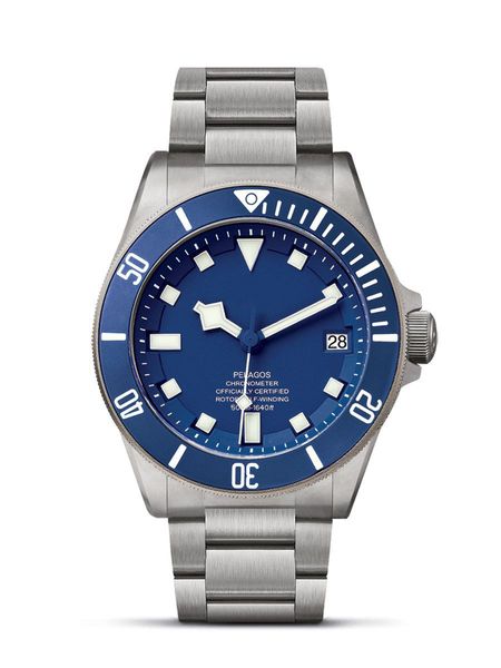 Top Men Orologi movimento automatico giapponese luminoso, vetro zaffiro, acciaio inossidabile 316L, impermeabile