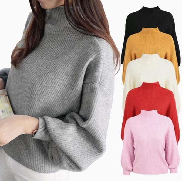 

womens sweaters winter turtleneck sweater women thick pullover jumper knitted sweater pull femme hiver truien dames #051, White;black