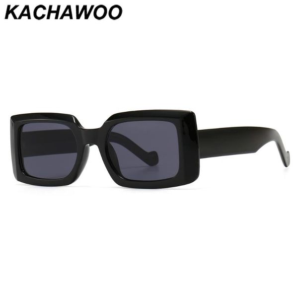 

sunglasses kachawoo square retro for women rectangular eyeglasses black white leopard female summer shades drop-, White;black