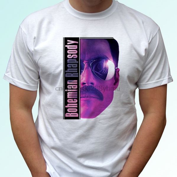 

bohemian rhapsody white t shirt queen freddie mercury tee mens kids sizes sport hooded sweatshirt hoodie