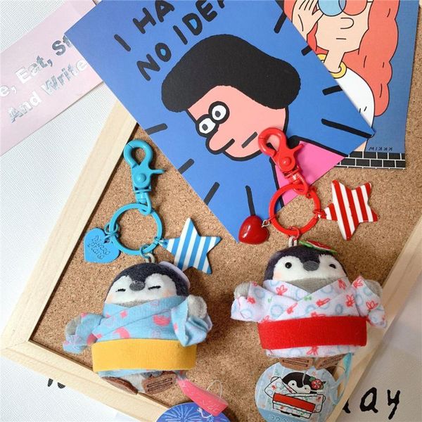 

10cm cute toy soft penguin plush doll appease sleeping pillow doll kid room decor animal soft stuffed toy birthday gift keychain, Silver