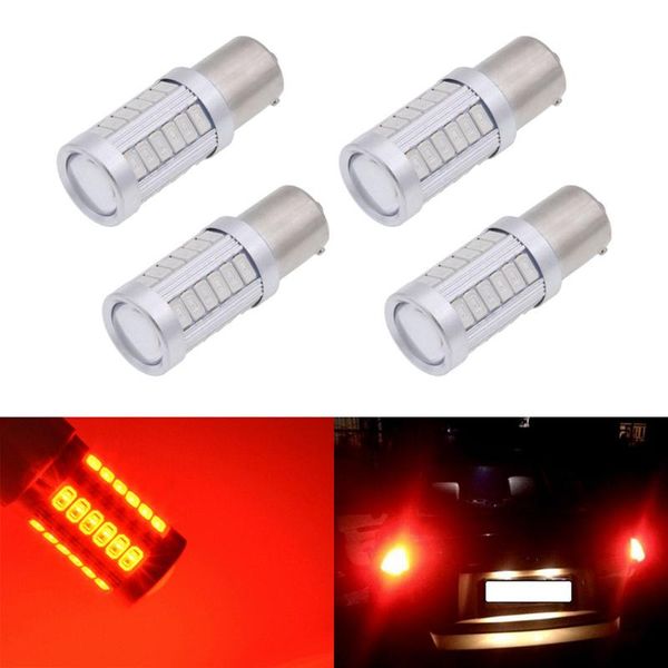 

катур 4шт 1156 bau15s py21w baw15s pr21w светодиодные лампы накаливания одиночные для автомобилей указатели поворота янтарный красный освеще