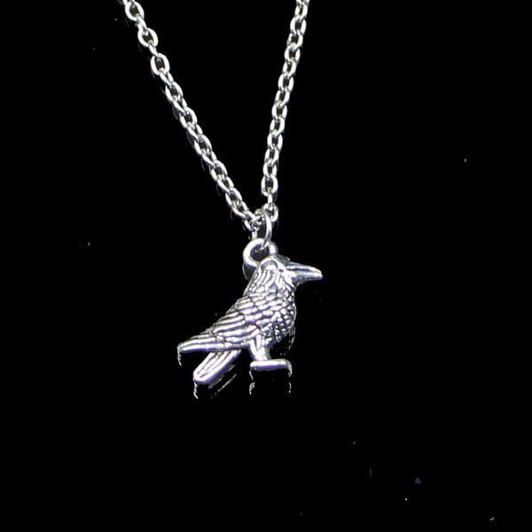 Moda 17*17mm uccello pappagallo collana pendente catena a maglia per collana girocollo femminile gioielli creativi regalo per feste