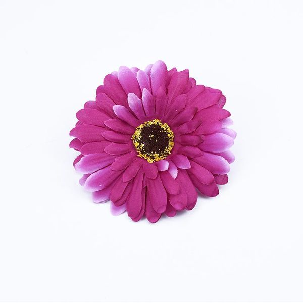 

100 шт. 10 см искусственные цветы для дома свадьба diy гирлянда поддельные растения дейзи пластиковый цветок шелк гербера рождественские укр