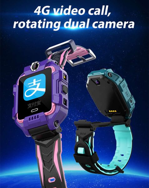 

4g children's telephone all network communication wifi gps student positioning watch p wate