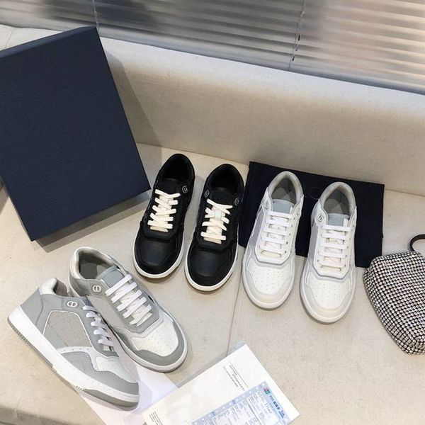 

2021 men women sneaker casual shoes leather sneakers bee embroidery stripes shoe walking sports trainers with box, Black