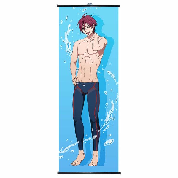

iwatobi swim club poster wall scroll painting anime manga decorative pictures for bedrooms