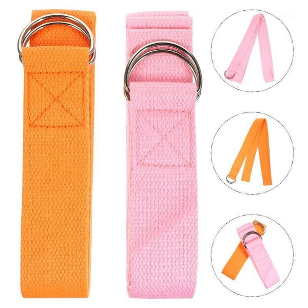 

2pcs yoga rope nonelastic multifunction portable 2.5m durable pilates yoga stretch strap pulling rope exercise1