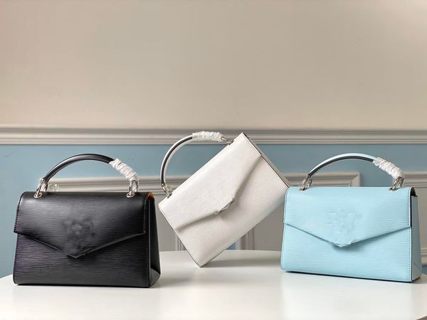 

2020 candy shoulder bags pochette grenelle laides handbag water ripple cross body bags genuine leather messenger bags