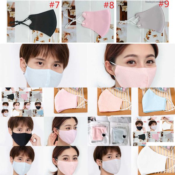 

silk mask adults face fashion summer protective ice sun anti dust ultraviolet-proof masks 8v4w