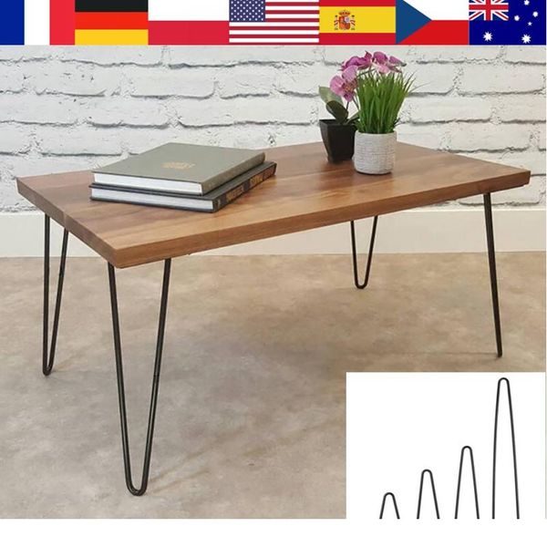 

4pcs iron metal table desk legs home accessories for diy handcrafts furniture 8/12/16/28inch table and sofa furniture t wmtlbf