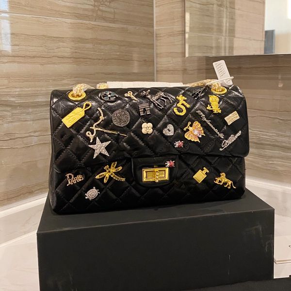 

2021 s/s limited edition badge bag genuine leather womens bag messenger shoulder bags luxury designers bags ing