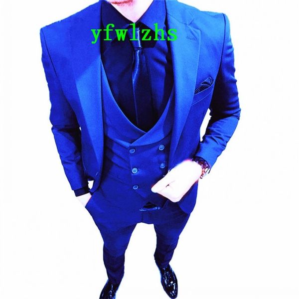 

красивая одна кнопка groomsmen notch отворот жениха смокинг мужские костюмы свадьба / выпускной / ужин лучший мужчина blazer (куртка + брюки, Black;gray