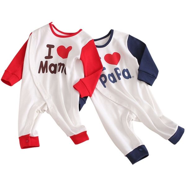 

spring new infants clothes romper cotton letter print 10.15 y200320, Blue