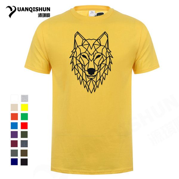 

спорт геометрическая wolf printed tshirt креативный дизайн абстрактные линии животных футболки минималистский мультфильм tshirt бутик повсед