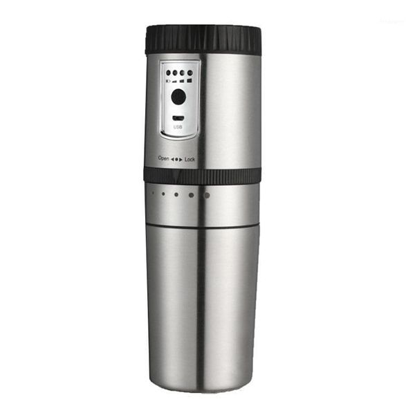 

coffee roasters -portable maker, mini semi-automatic machine compact grinding equipment stainless electric chargeable es1
