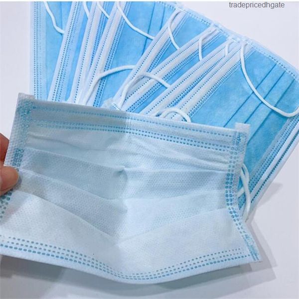 

ear-loop filting face layer mouth masks cover 3 95% non-woven disposable dust soft mask