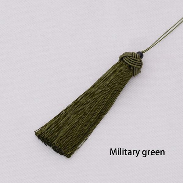 

12pcs lot 9cm pine cap tassels with hanging rope silk sewing tassel trim decorative key tassel for curtain home decoration h bbyjjj