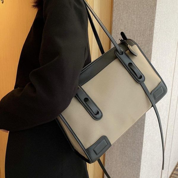 

luxury ladies handbags large capacity women shoulder bags leather canvas big bag female fashion tote bag shopping