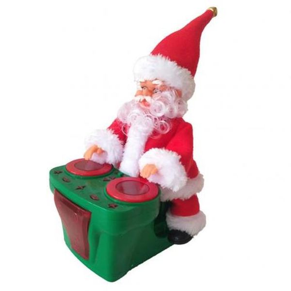 

электрический рождество санта-клаус drumming музыка игра вождение автомобиля xmas украшение рождественский подарок для детей sqcupr dh_selle