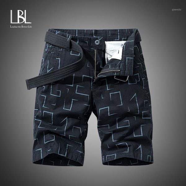 

lbl summer men's camo cargo shorts cotton camouflage male joggers shorts men brand clothing pantalon corto short homme1, White;black