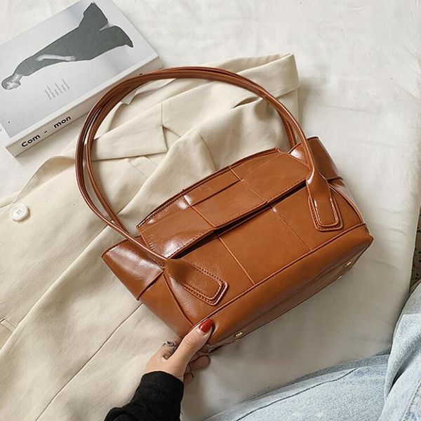 

zz 2021 ladies fashion pu leather handbags shoulder messenger bag large-capacity underarm bag women designer crossbody bags 2540