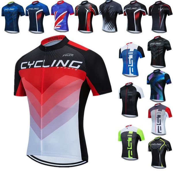 

weimostar summer short sleeve cycling jersey men mountain bicycle clothing pro racing bike jersey cycling shirt1, Black;red