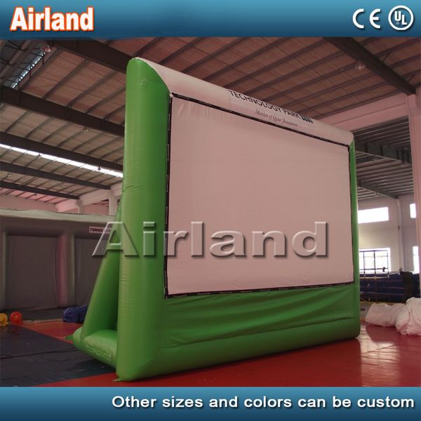 

custom outdoor 25 ft inflatable billboard movie screen for advertising trade shows