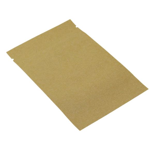 

50pcs lot 10 sizes brown kraft paper plastic zip lock package bag with window snack dried flower self seal zipper packing pouch h bbyklh