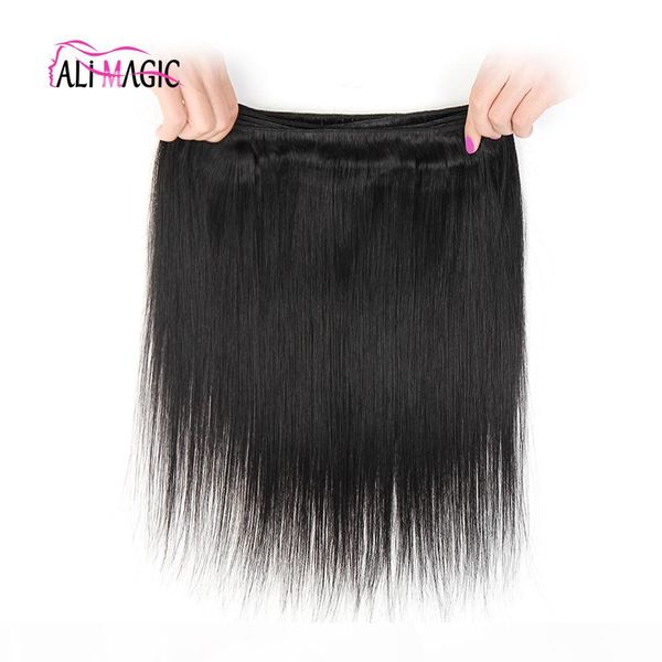 

ali magic factory wholesale brazilian weave peruvian indian malaysian cambodian brazilian virgin hair weave bundles straight 3 bundles, Black