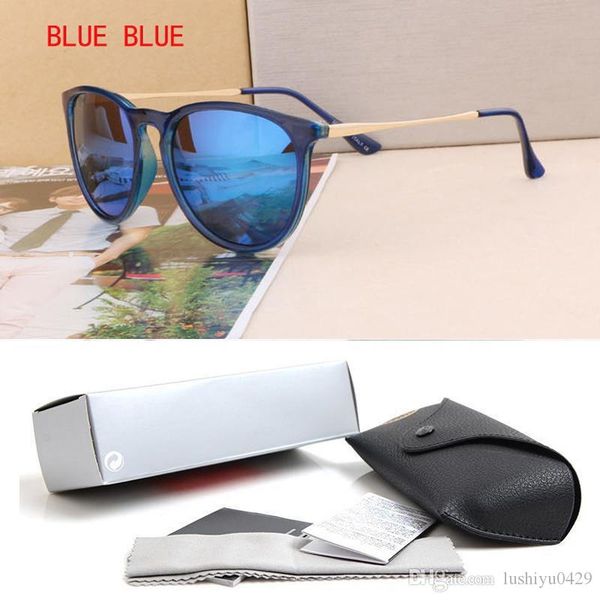 

erika sunglasses fashion women sunglasses brand designer sunglasses 54mm gradient resin lenses nylon frame metal temple, White;black