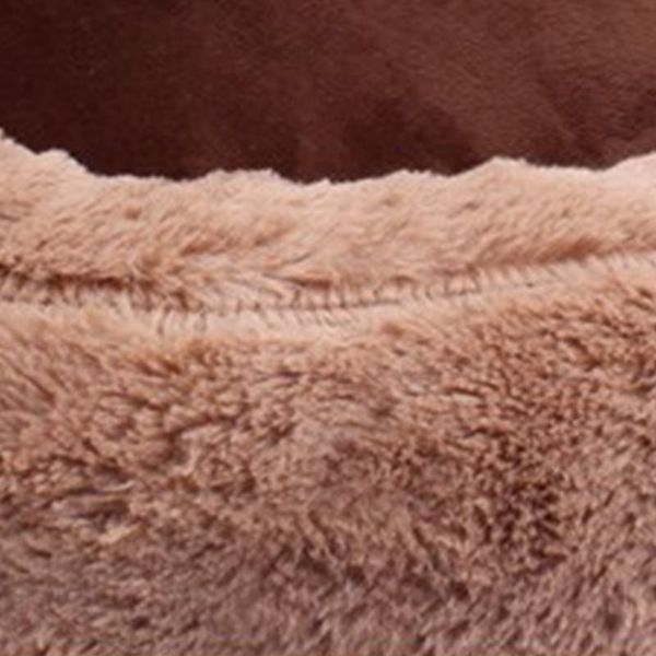 

plush bear shape pet sleeping bed warm winter nest mat washable kennel 875a