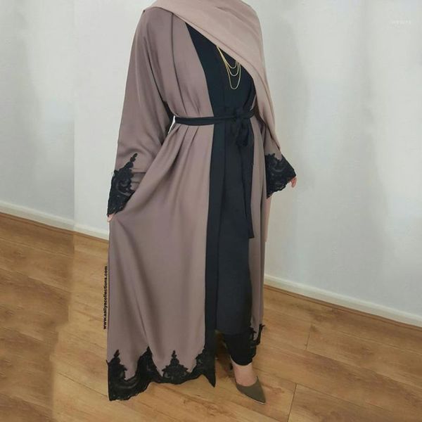

women khaki cardigan long dress muslim abaya worship service ramadan eid mubarak islamic clothing women plus size dress1, Red