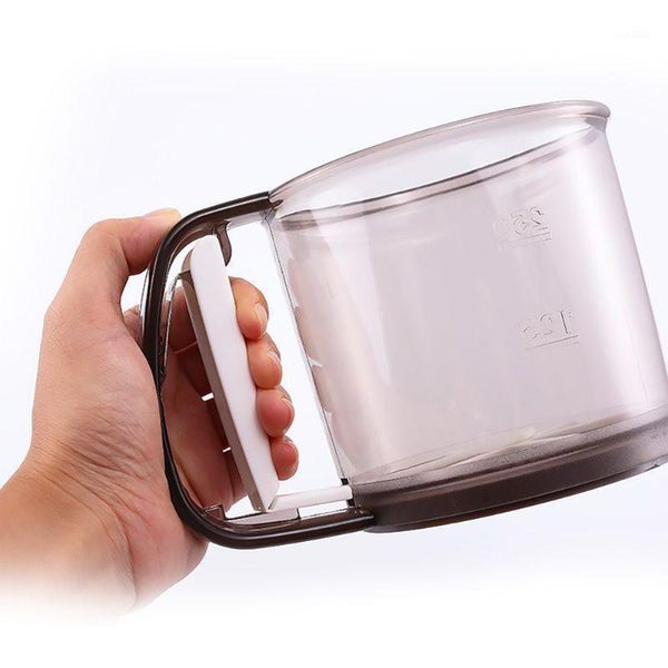 

semiautomatic flour sifter sieve filter baking icing sugar strainer1