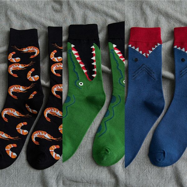 

new style street hip couple medium hop in autumn and winter medium tube crocodile harajuku women ins skateboarding socks lovers socks u0wo7, Black
