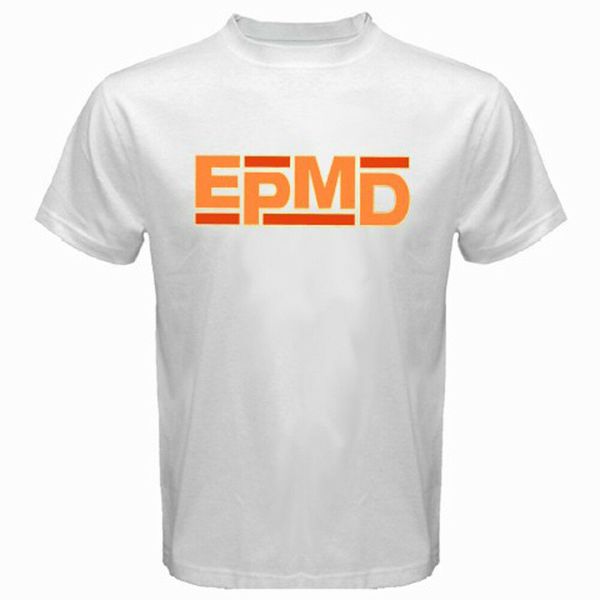 

новая epmd old school rap hip hop music logo white t shirt мужчины женщины размер s-3xl tee shirt высокое качество tops спорта с капюшоном h