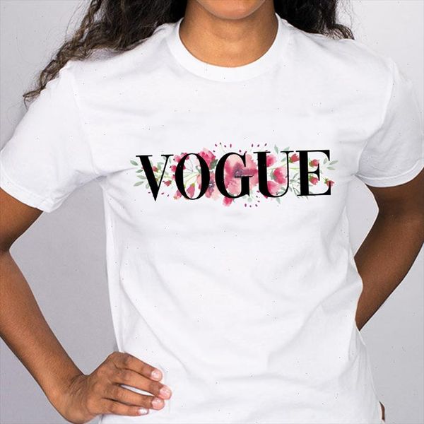 

women graphic flower printing cute letter short sleeve 90s clothes print lady tees clothing female t shirt t shirt, White