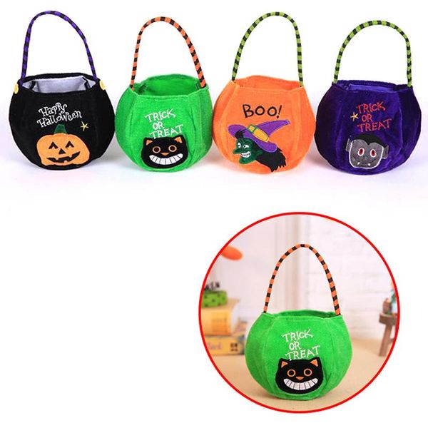 

halloween gift bags pumpkin candy gift bag stereoscopic hand bag halloween decor holiday home party supplies