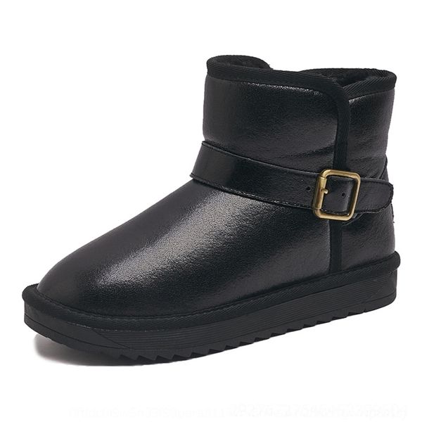 

9u1b women quality australia leather genuine classicwool snow boots women boots warm winter shoes for high, Black