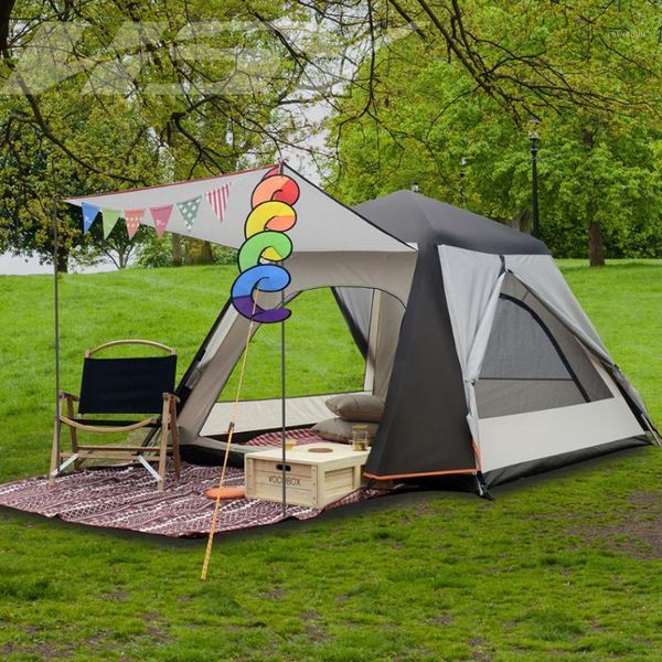 

family camping automatic tent 3-4 person large space tents automatic opening waterproof self-driving breathable hiking tent1