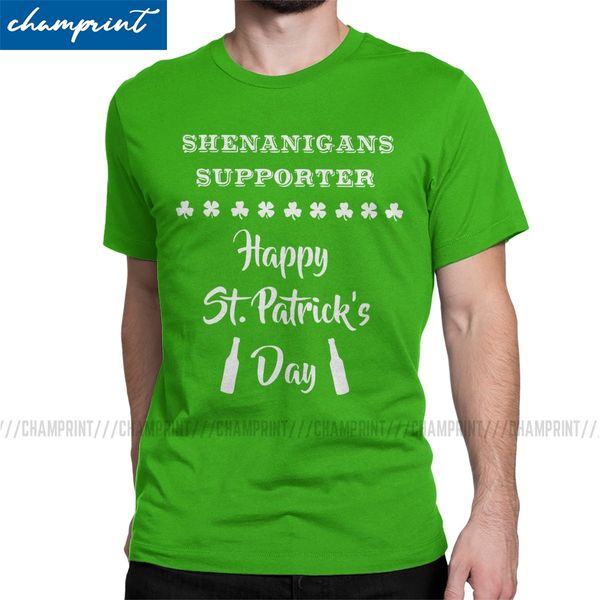 

st patrick's day shenanigans supporter drinking design for irish green shamrock tees sleeve printed hooded sweatshirt hoodie men t shir