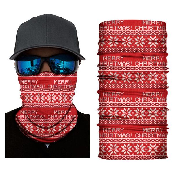 

christmas sports bandana magic scarf men hiking neck gaiter halloween outdoor cycling balaclava headband riding bandana scarf wmtinw, Black
