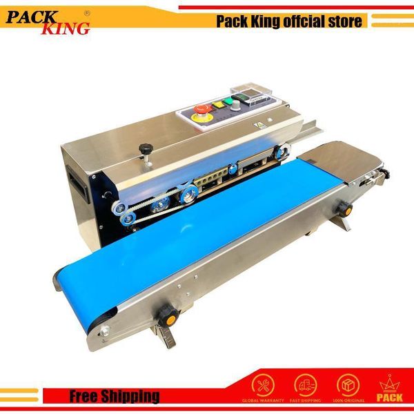 

vacuum food sealing machine continuous sealer film impulse plastic bag soild presscoder band expanded seale1