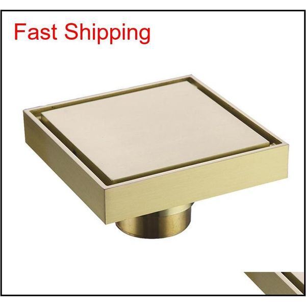 

brass tile insert square floor waste grates bathroom shower drain floor drain brushed gold fltro ducha dra qyletl toys2010
