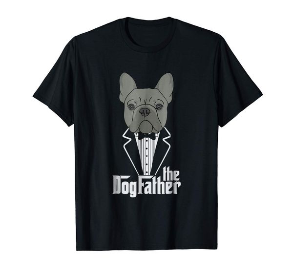 

the dogfather french bulldog dad frenchie papa t-shirt gift men new short sleeve hipster male tees sport hooded sweatshirt hoodie