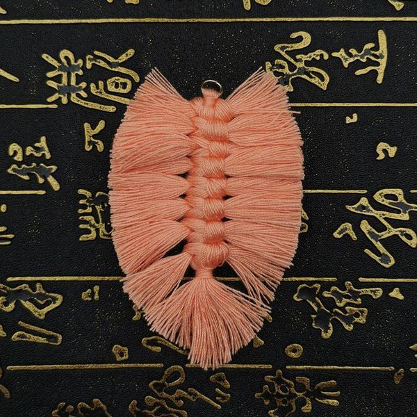 

2pcs bohemia style cotton thread tassel fringe diy crafts jewelry earring key hang trim pendant garments bags decor materials h qylwbm