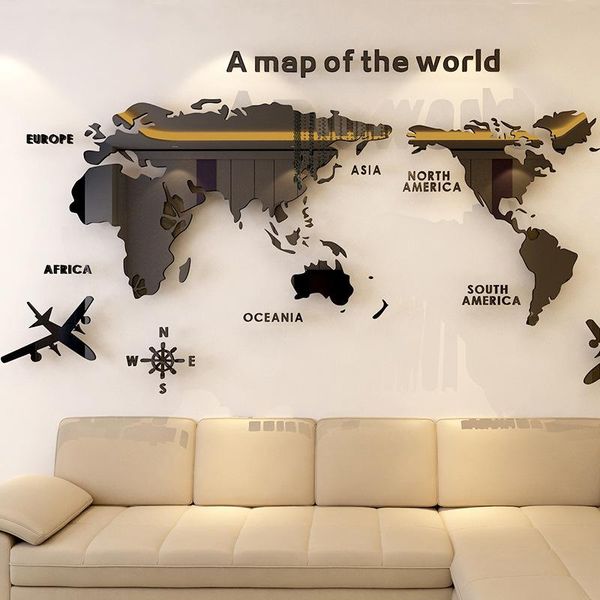 

3d wall sticker acrylic waterproof wallpaper living room office home decor wall decals mural self adhesive removable