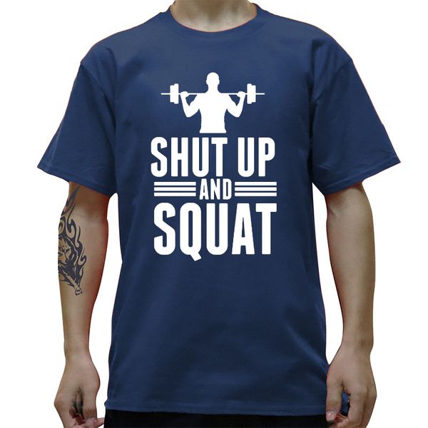 

shut up and приседание мода смешных рождения хлопок коротких рукава причинных hip hop проектировщики крупногабаритной толстовки футболки тол