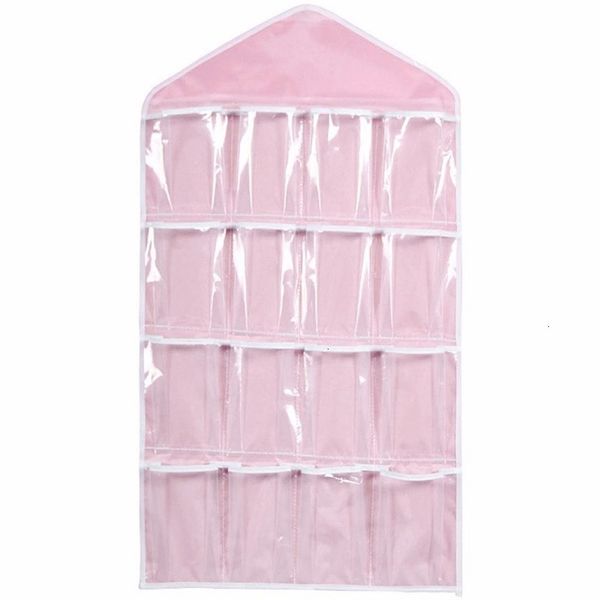 

shelf 16 lattice transparent wardrobe hanging bedroom wall door closet storage net kids toy organizer bag 2 n35jw