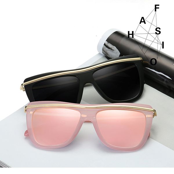 

2021 new fashion sunglass eye plastic and metal sunglasses classic designer polarized sun glasses women wd0844 wauf, White;black
